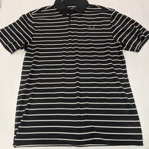 Under Armour Black striped Polo